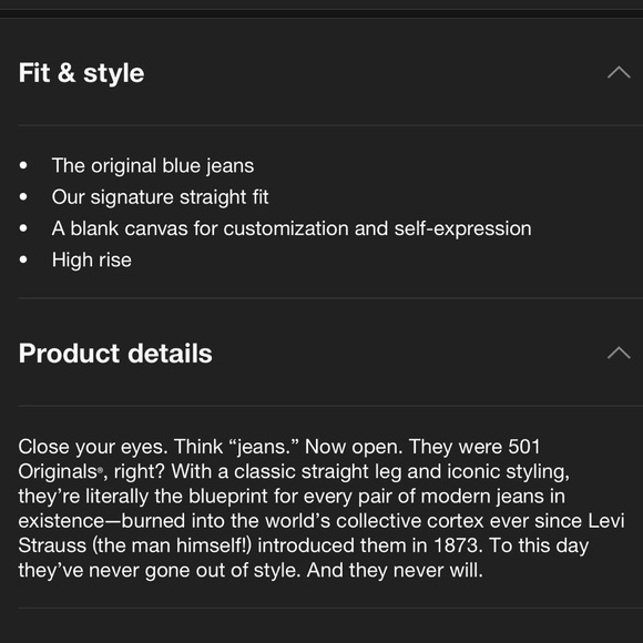 Levi's Light Blue Straight Leg Jeans - Picture 7 of 9